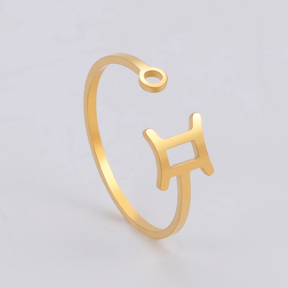 Aureole Zodiac Open Ring