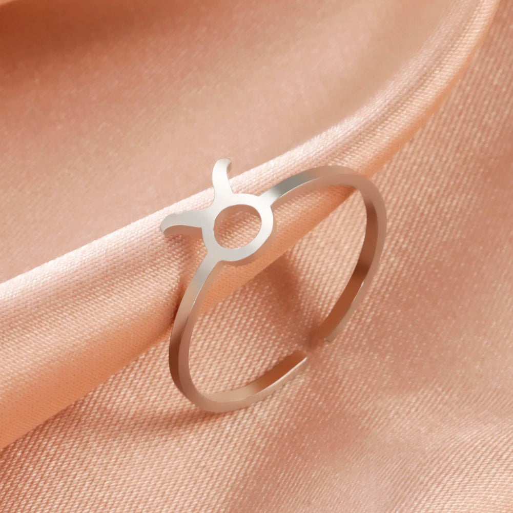 Aureole Zodiac Open Ring