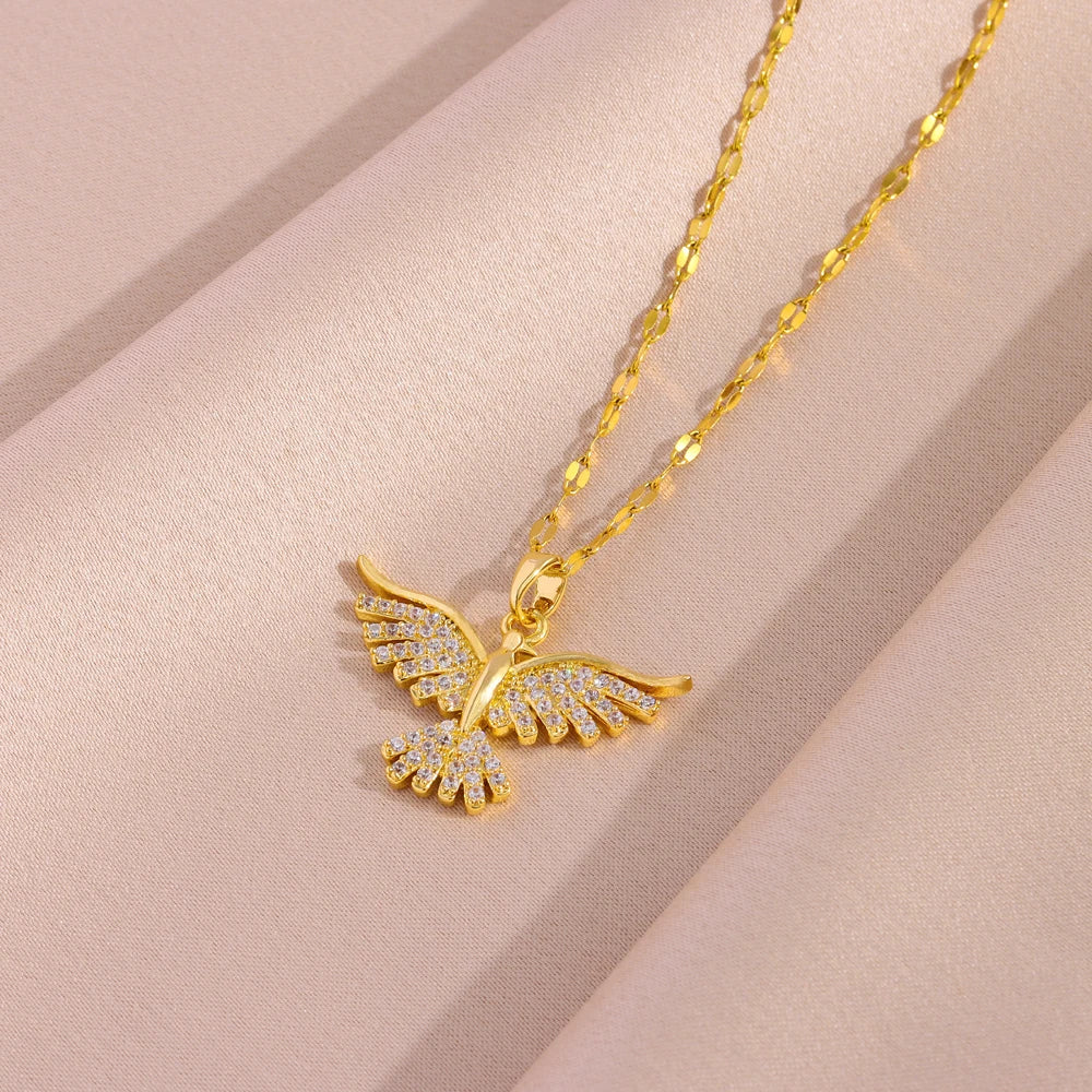 Aureole Phoenix Pendant Necklace