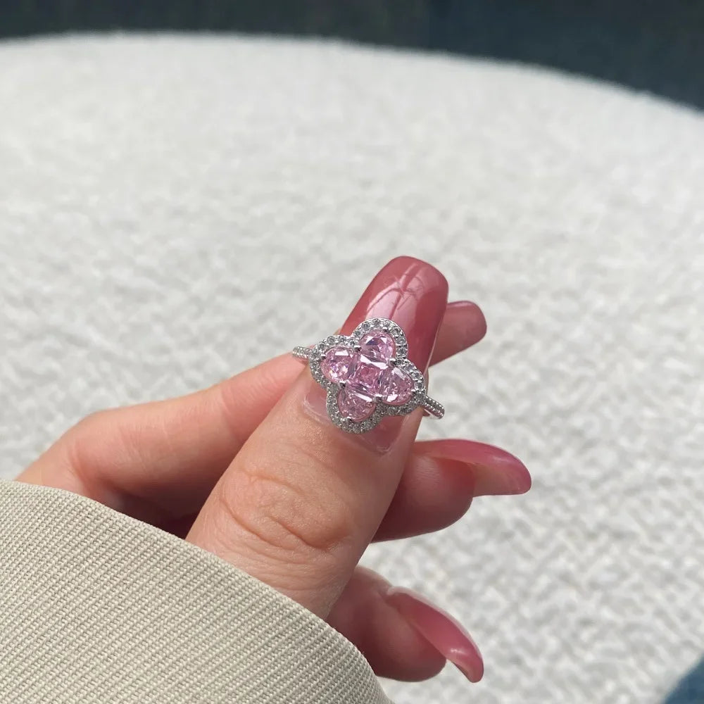 Fleurette Halo Ring
