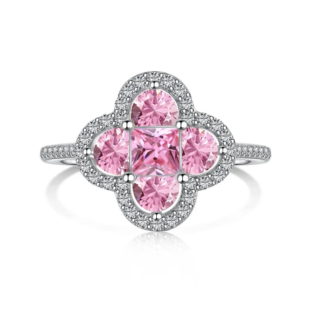 Fleurette Halo Ring