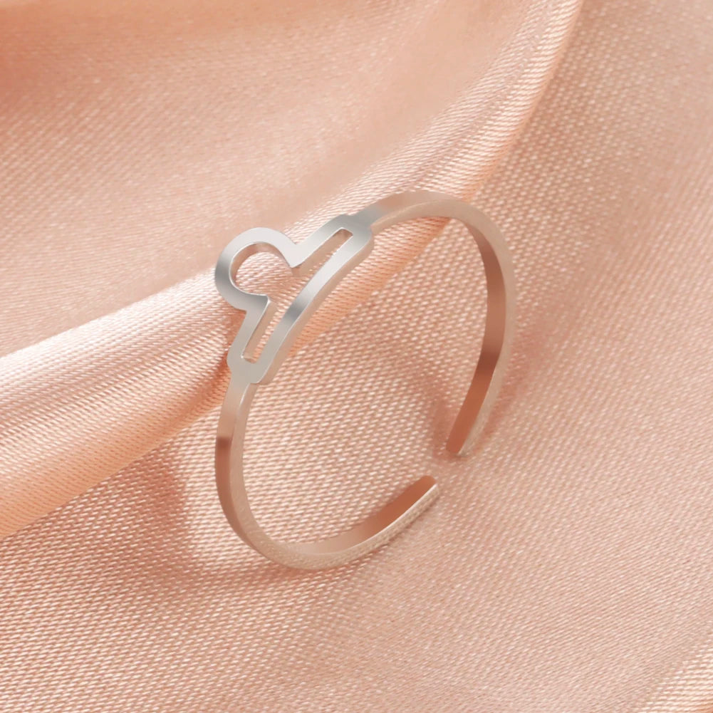 Aureole Zodiac Open Ring