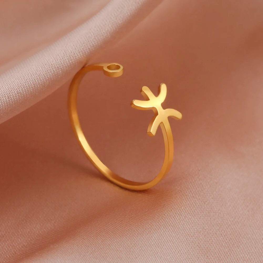 Aureole Zodiac Open Ring