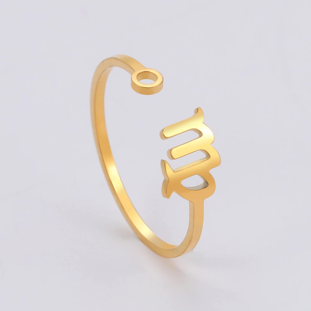Aureole Zodiac Open Ring
