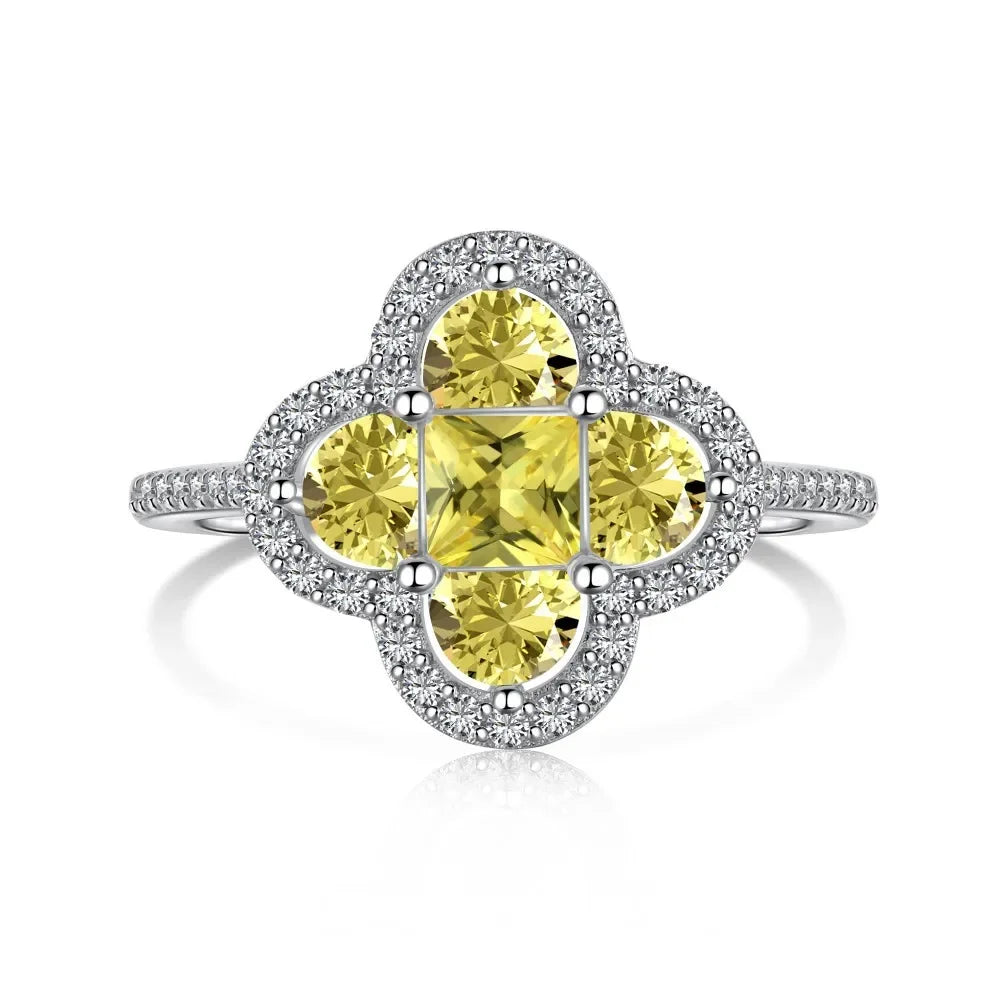 Fleurette Halo Ring