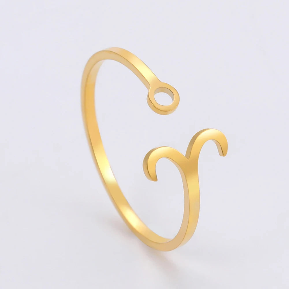 Aureole Zodiac Open Ring