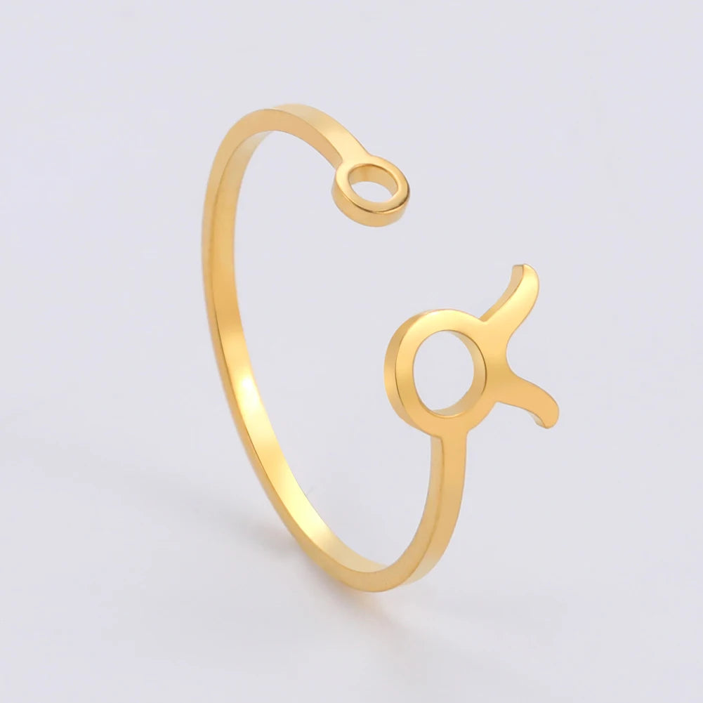 Aureole Zodiac Open Ring