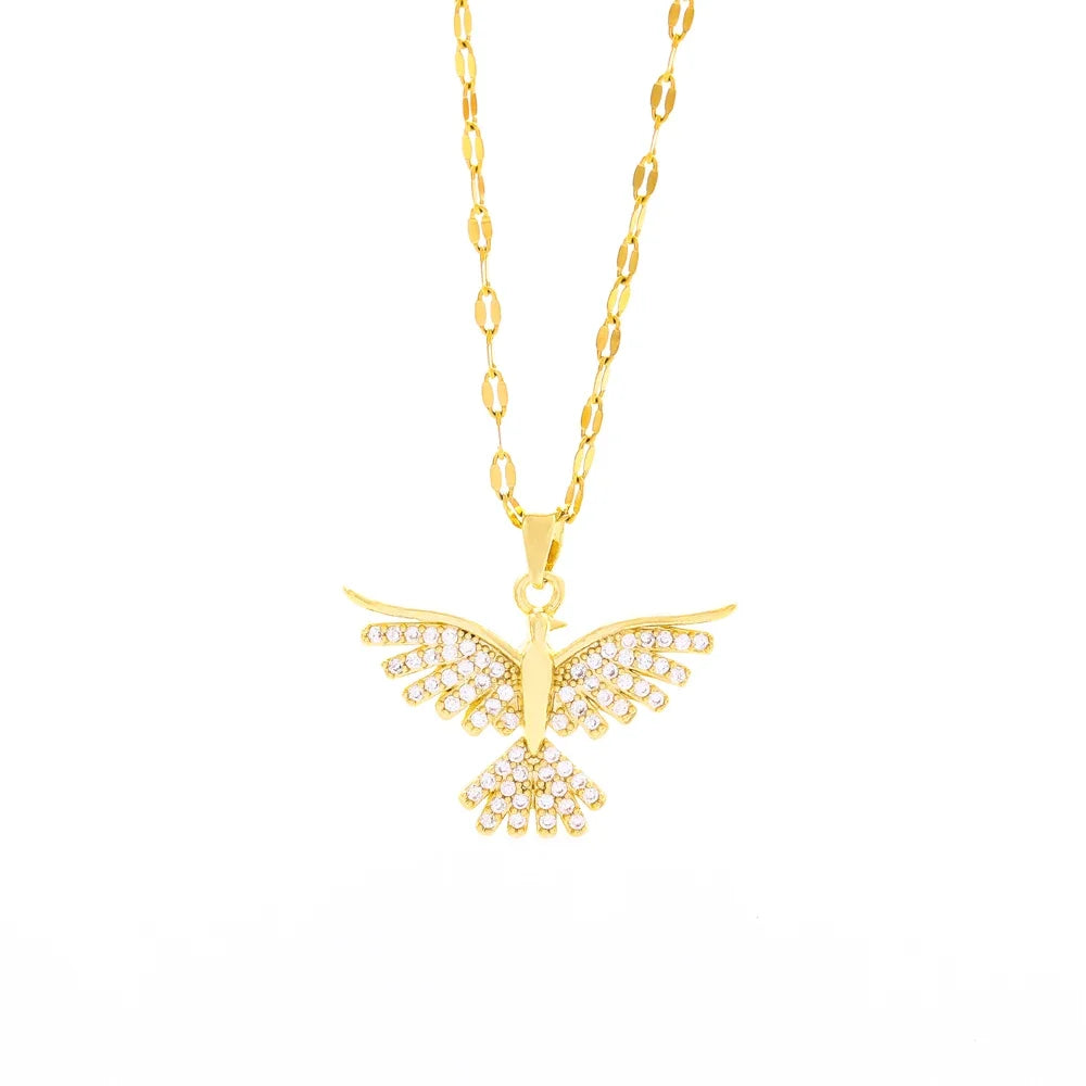 Aureole Phoenix Pendant Necklace